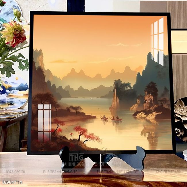 Mẫu tranh phong thủy đẹp và ý nghĩa
