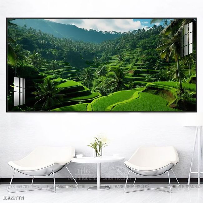 Tranh phong thủy treo trang trí phòng khách