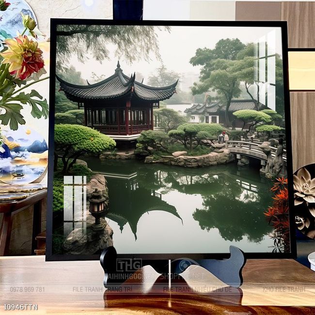 Tranh phong thủy sơn thủy đẹp