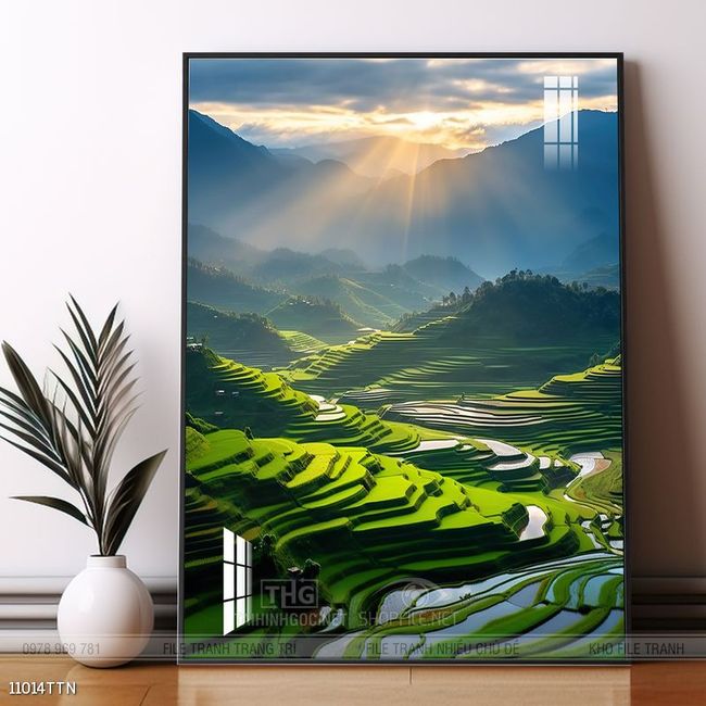Tranh treo phòng khách theo phong thủy