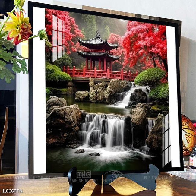 Tranh phong thủy sơn thủy hữu tình