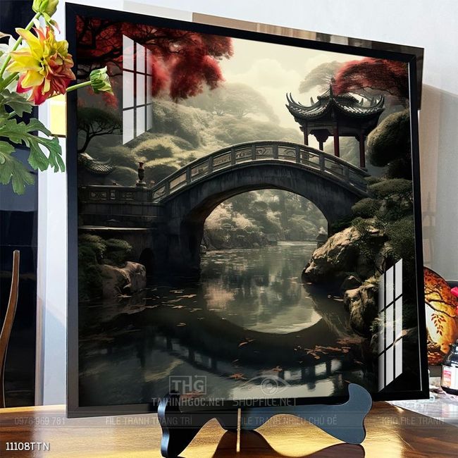 Tranh phong thủy treo trang trí phòng khách