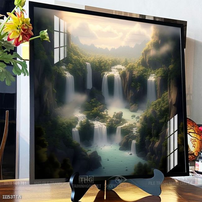 Tranh phong thủy sơn thủy hữu tình