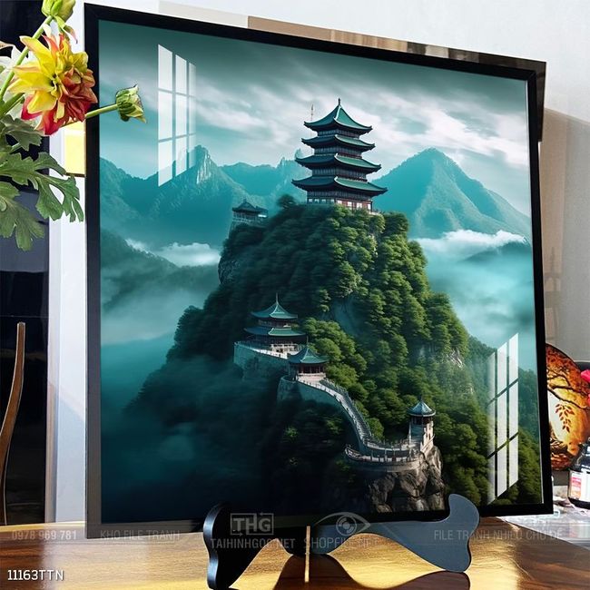 Tranh phong thủy sơn thủy đẹp
