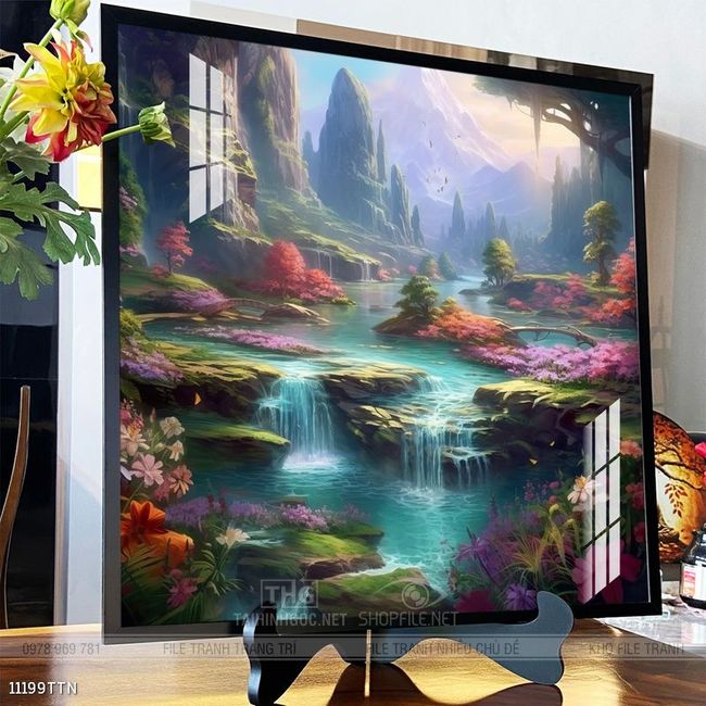 Tranh phong thủy treo trang trí phòng khách