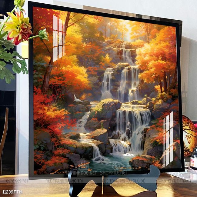 Tranh phong thủy sơn thủy đẹp