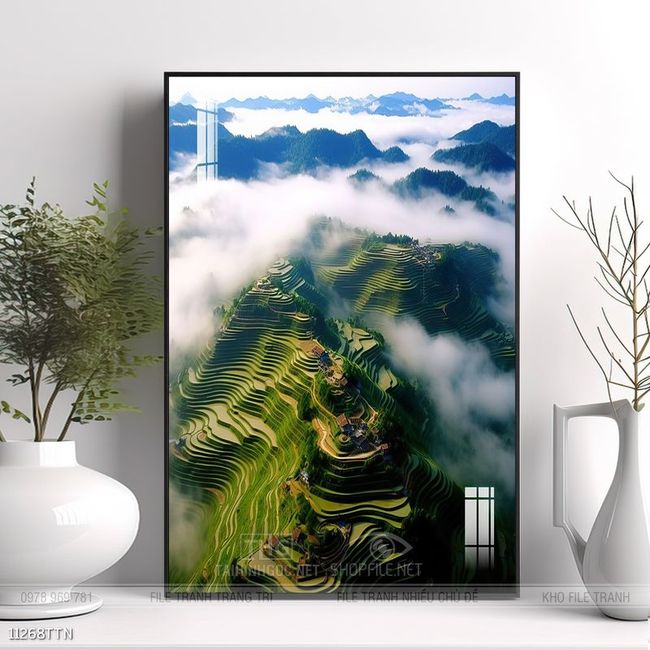 Tranh phong thủy treo trang trí phòng khách