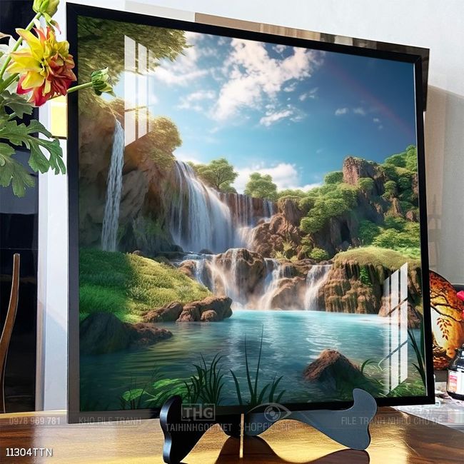 Tranh phong thủy sơn thủy hữu tình