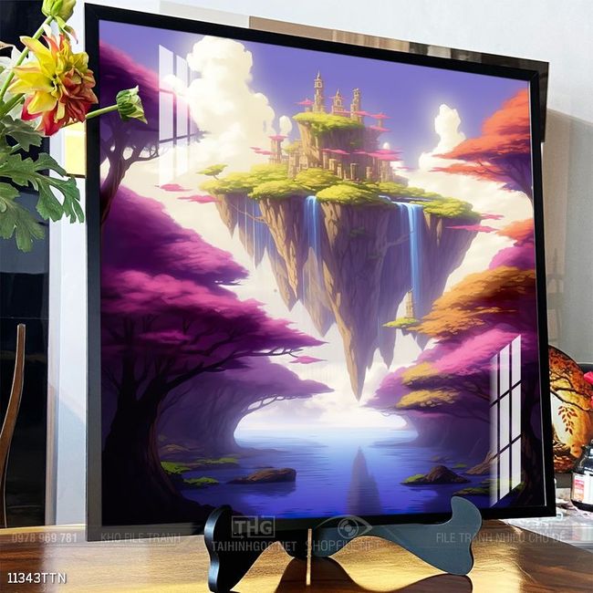 Tranh phong thủy sơn thủy hữu tình