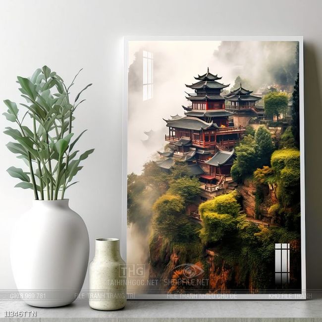 Tranh phong thủy treo trang trí phòng khách
