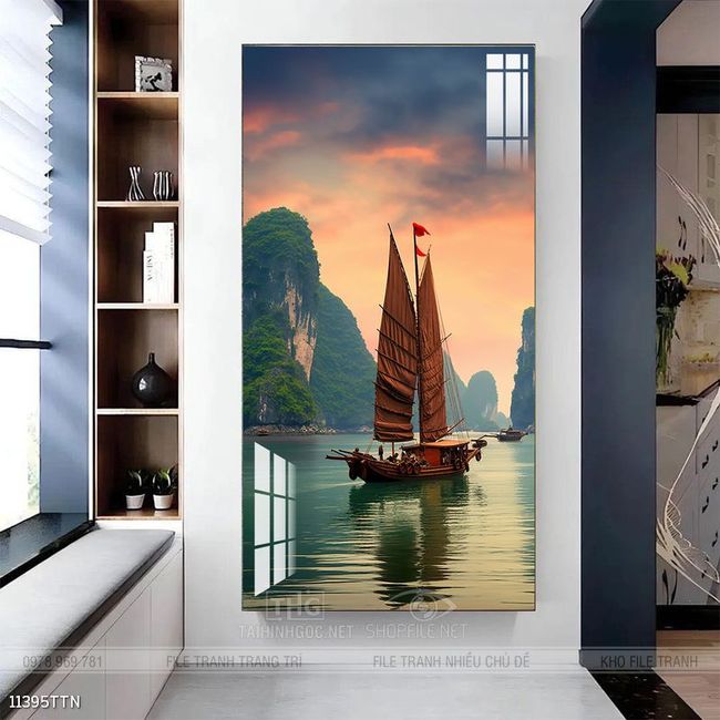 Tranh treo phòng khách theo phong thủy