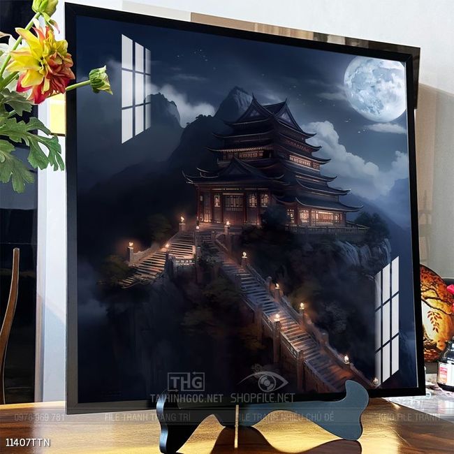 Tranh phong thủy treo trang trí phòng khách