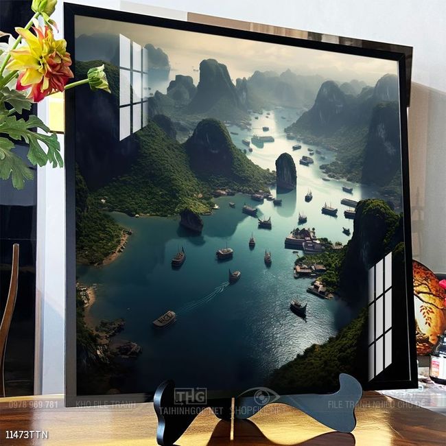 Tranh treo phòng khách theo phong thủy