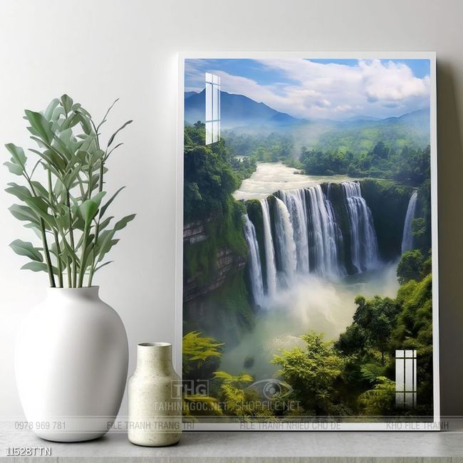 Tranh phong thủy treo trang trí phòng khách