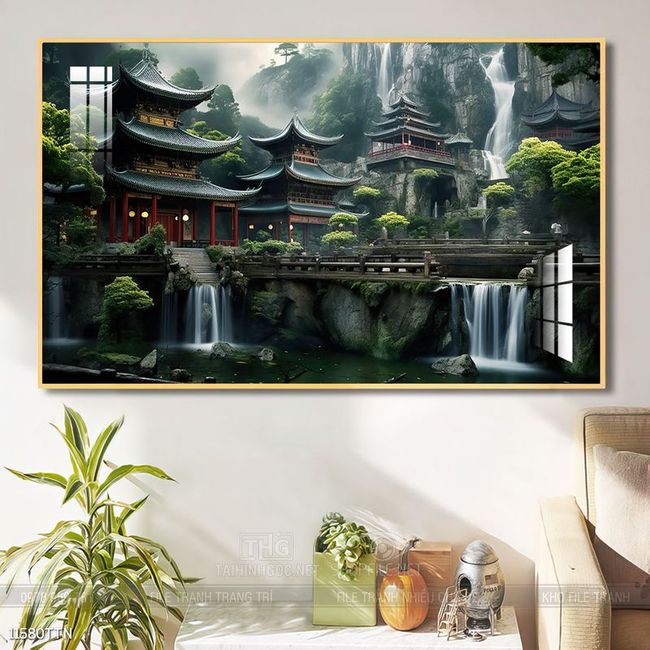 Tranh phong thủy treo trang trí phòng khách