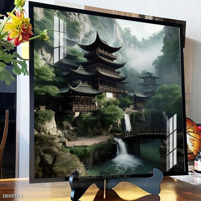 Tranh phong thủy treo trang trí phòng khách