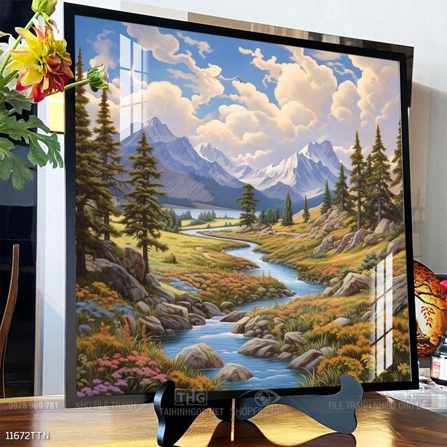 Tranh phong thủy treo trang trí phòng khách