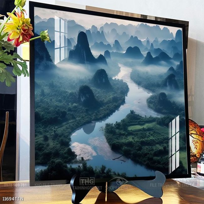 Tranh phong thủy treo trang trí phòng khách