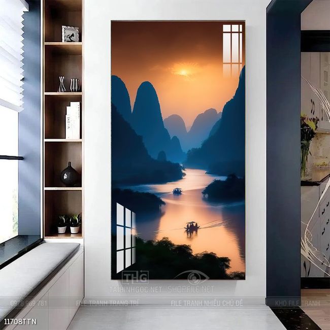 Tranh treo phòng khách theo phong thủy