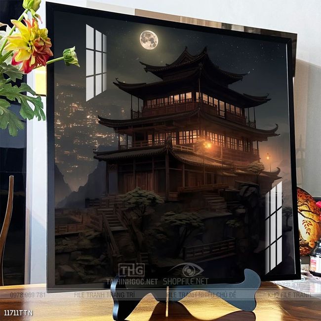 Tranh phong thủy treo trang trí phòng khách