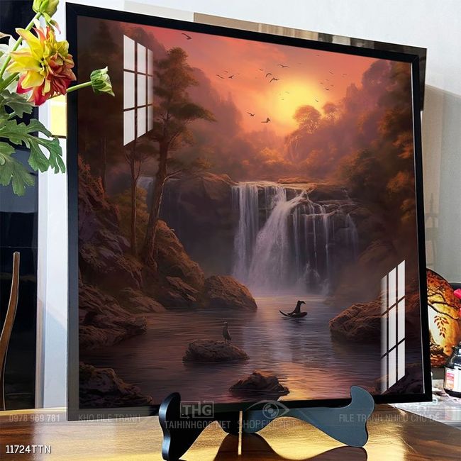 Tranh phong thủy treo trang trí phòng khách