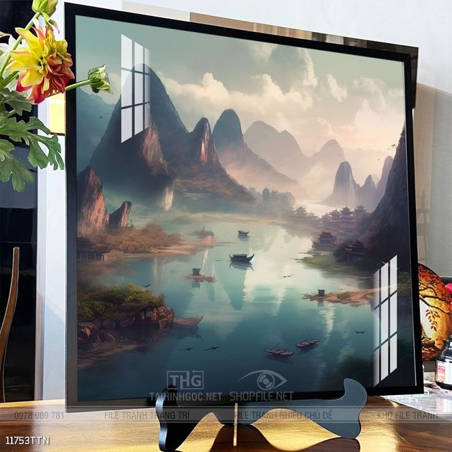 Tranh phong thủy nghệ thuật đẹp nhất