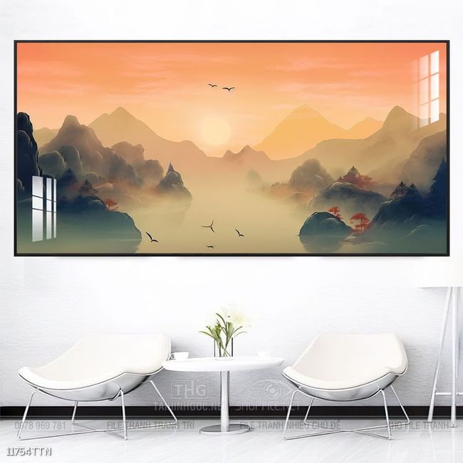 Mẫu tranh phong thủy đẹp và ý nghĩa