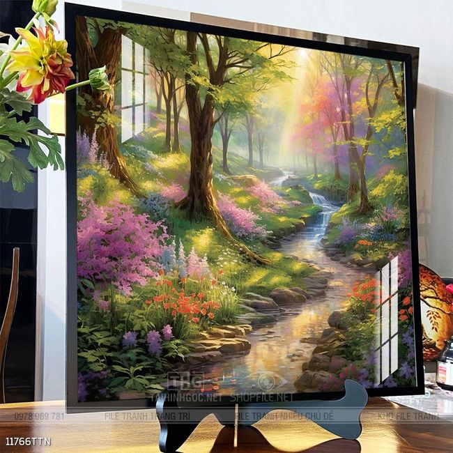 Tranh phong thủy sơn thủy đẹp
