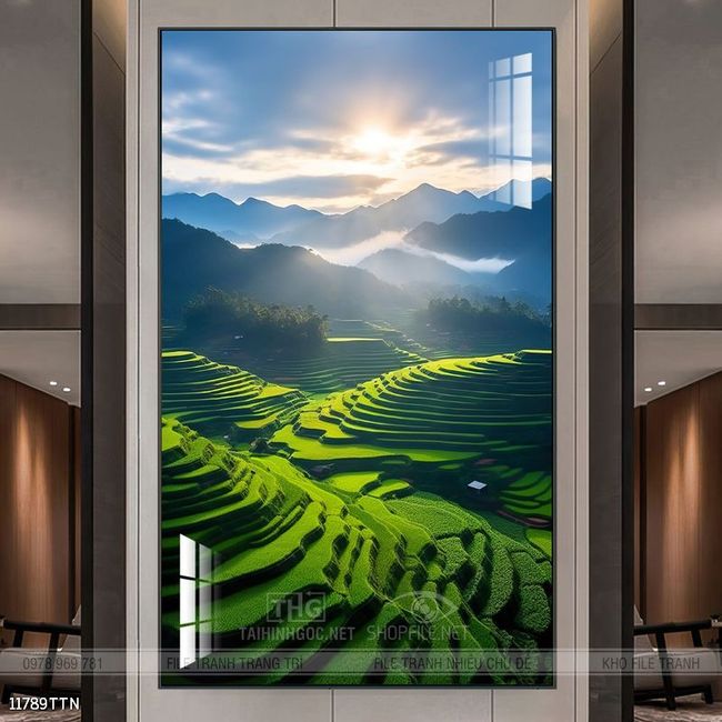 Tranh phong thủy treo trang trí phòng khách