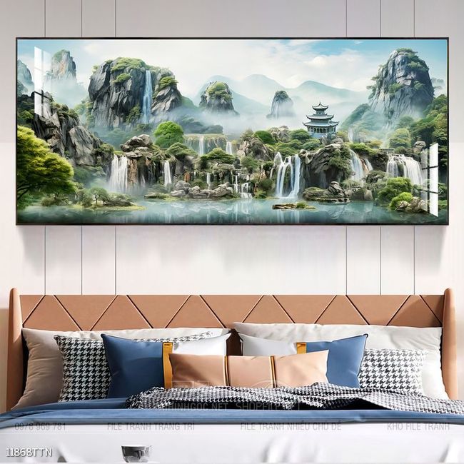 Tranh treo phòng khách theo phong thủy