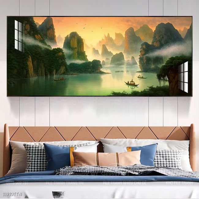 Mẫu tranh phong thủy đẹp và ý nghĩa