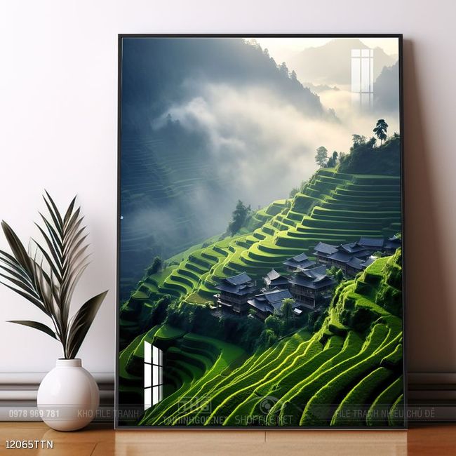 Tranh phong thủy sơn thủy đẹp