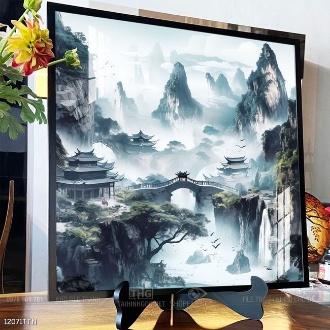 Tranh phong thủy treo trang trí phòng khách
