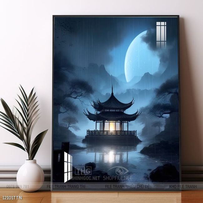 Tranh phong thủy treo trang trí phòng khách
