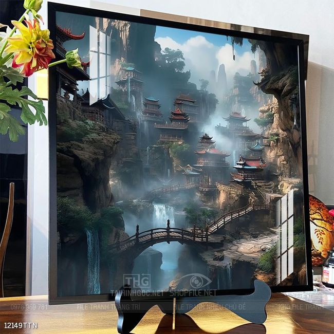 Tranh phong thủy treo trang trí phòng khách