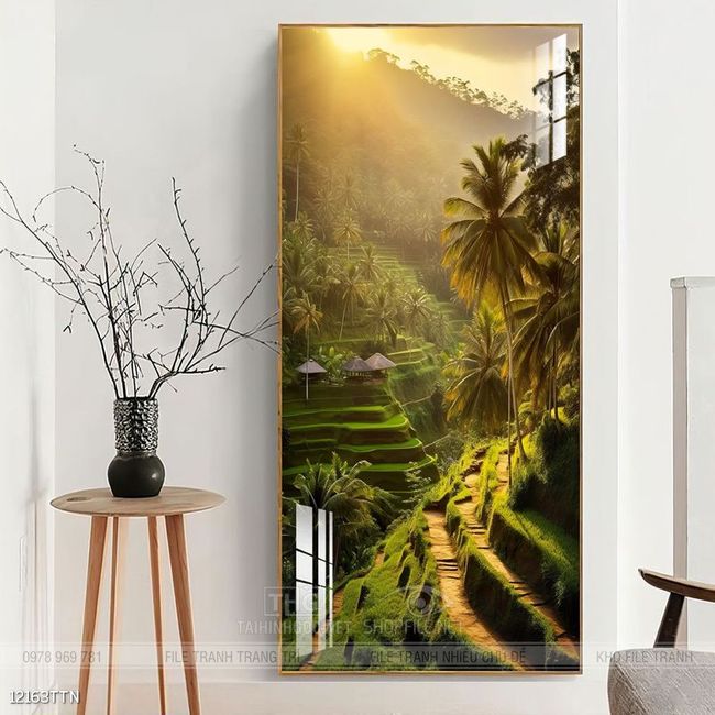 Tranh phong thủy sơn thủy hữu tình