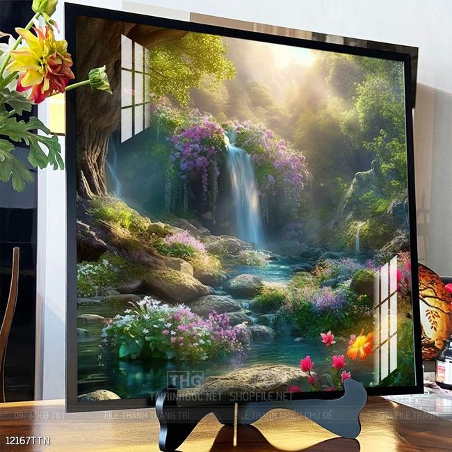 Tranh treo phòng khách theo phong thủy