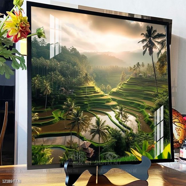 Tranh phong thủy sơn thủy hữu tình