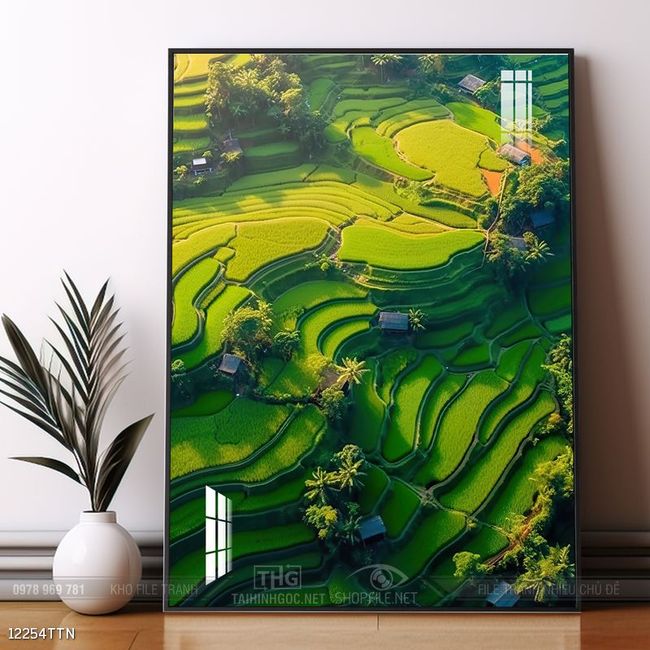 Tranh phong thủy sơn thủy hữu tình