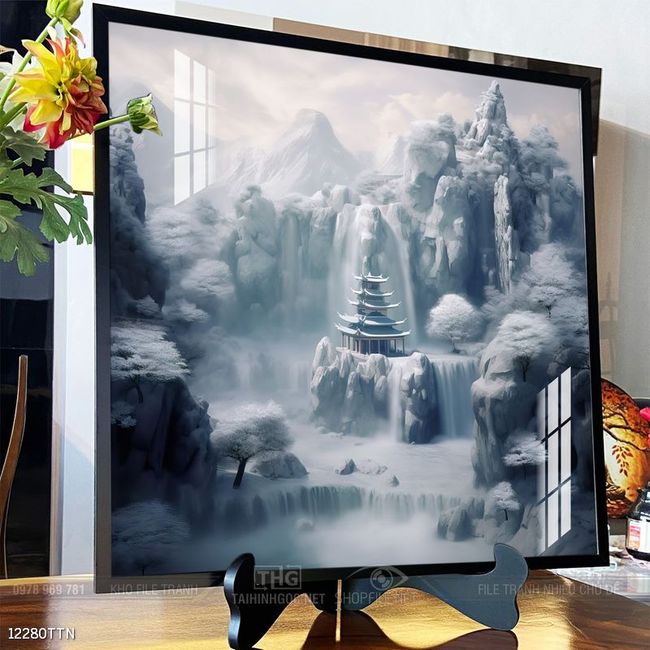 Tranh phong thủy sơn thủy hữu tình