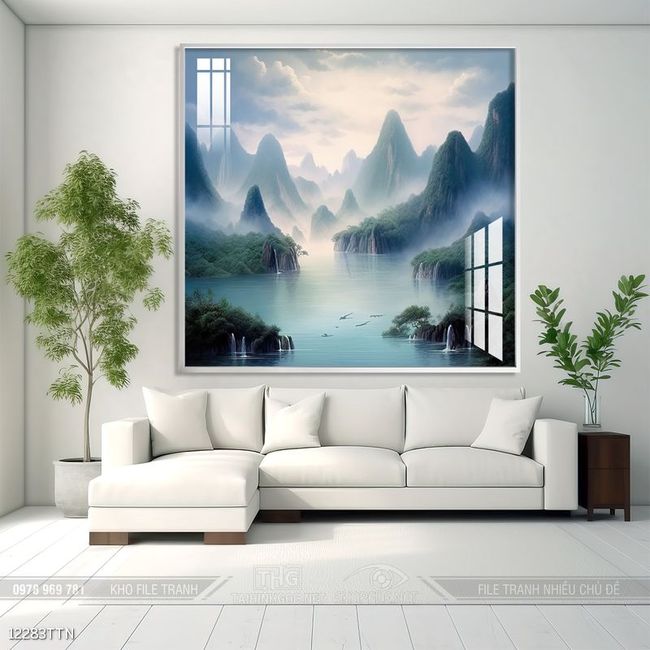 Mẫu tranh phong thủy đẹp và ý nghĩa