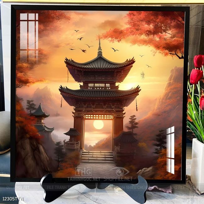 Tranh phong thủy treo trang trí phòng khách
