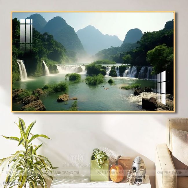 Tranh treo phòng khách theo phong thủy