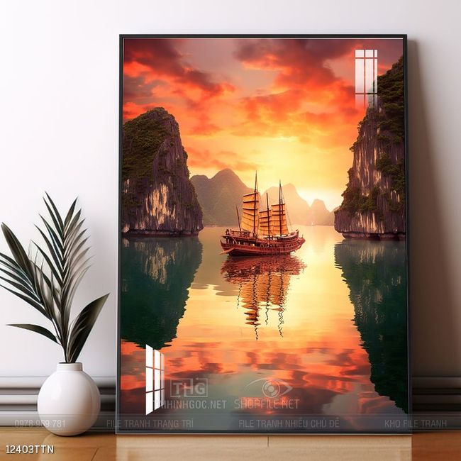 Tranh phong thủy treo trang trí phòng khách