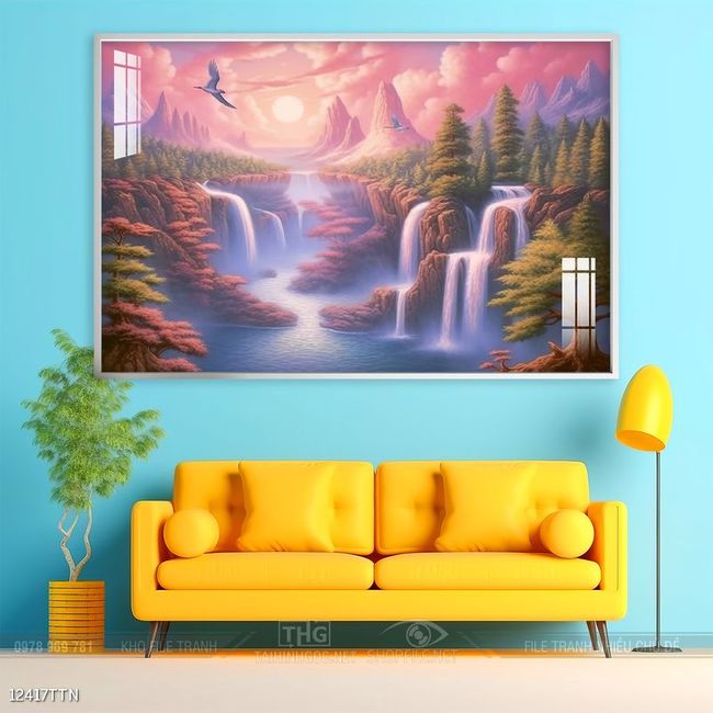 Tranh phong thủy nghệ thuật decor