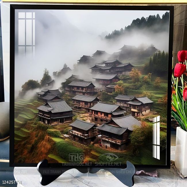 Tranh phong thủy treo trang trí phòng khách