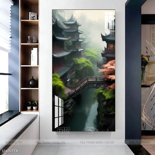 Tranh treo phòng khách theo phong thủy