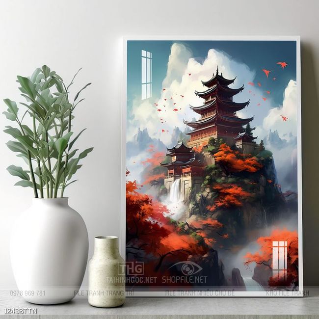 Tranh phong thủy treo trang trí phòng khách