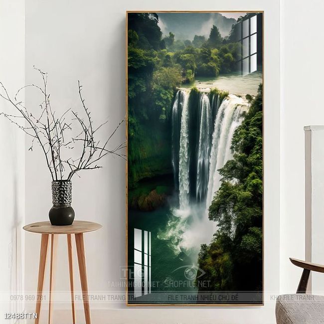 Tranh phong thủy sơn thủy đẹp