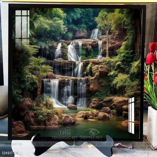 Tranh phong thủy sơn thủy hữu tình